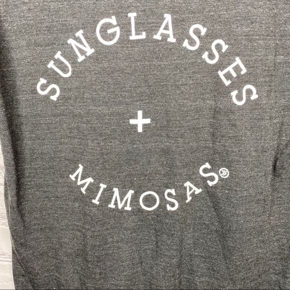 Sunglasses and Mimosas Off-Shoulder Tee - Picture 5 of 6